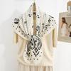Lightweight Breathable Paisley Printed Scarf 90cm Soft Square Scarf Vintage Print Windproof Women Head Scarf Woman's Accessory