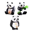 Panda Toy Amusing Exquisite Appearance Difference Display DIY Landscaping Accessories Eye-catching Decorative Embellishment