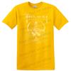Screaming Woman Graphic T Shirt Distressed Art W/ Antlers Horror Tee