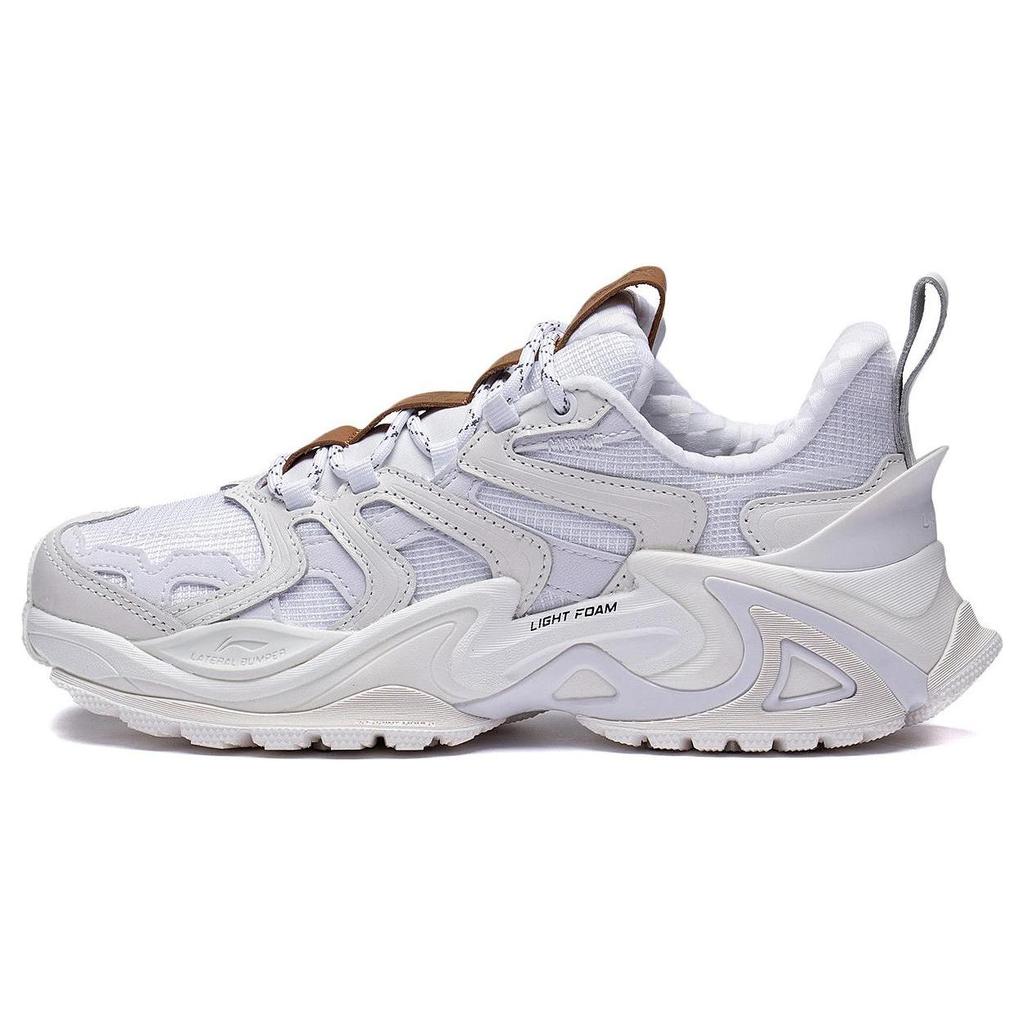 Li Ning Textile, Synthetic Leather Low top Casual Shoes Women's AZGS104-2