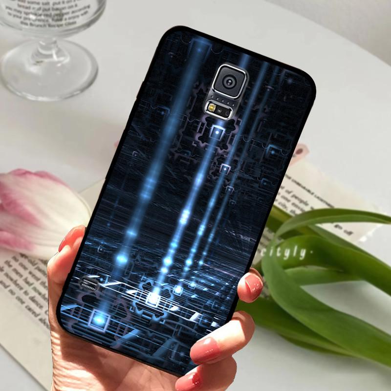 Für Samsung Galaxy S5 Hülle S 5 I9600 SM-G900F Niedliche Bemalte Silikon-Rückabdeckung Für Samsung S5 Hüllen G9006V Schutzhülle