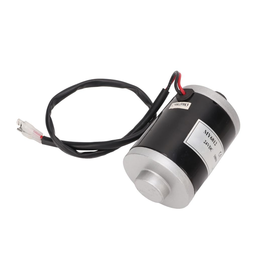 24V Brushed Motor 100W 2 Rotation Mode Aluminum Material Large Torsion 2700RPM Brush Motor with Belt Pulley