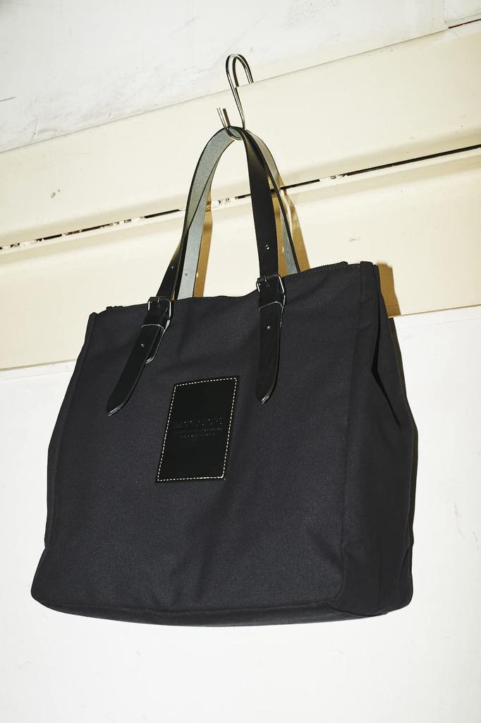 BAGGYPORT BLACK No. 10 High-Density Canvas Tote Bag, Unisex, HandbagShoulder Bag, YNM-410N (Black)
