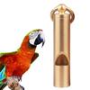 Brass Whistle Pet Bird Behavior Training Tool for Dog Pigeon Parrot Dove