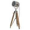 Retro Nickel Industrial Spotlight Tripod Lamp Standing Floor Light 140 Cm