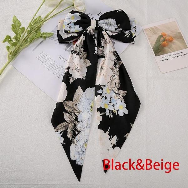 Ribbon Bow Hair Clip Large Vintage Style Hair Clip Spring Clip Hair Accessory Headwear Accessory