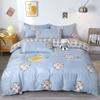 Washed Cotton Four-piece Set Spring and Autumn Quilt Cover Sheet Bed Single Three-piece Bedding Sets