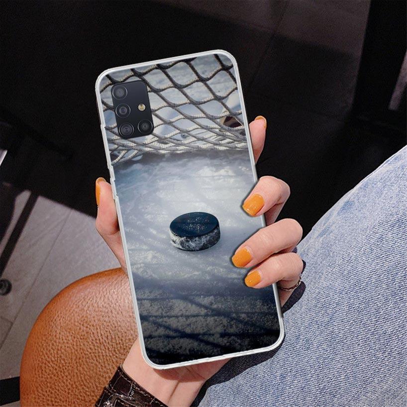 Ice Hockey Rink Sport Phone Case For Samsung Galaxy A52 A32 A22 A12 A51 A31 A50S A30S A20S A10S Note 20 Ultra 10 Plus S10 A72 A7