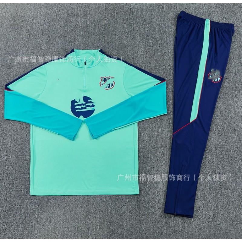 2026-2027 Football Training Suit Set Men Women Unisex Long Sleeve Sports Tracksuit Arsenal Barcelona Real Madrid Inter Milan