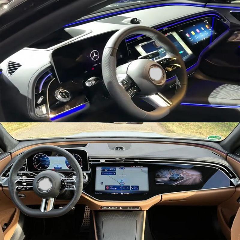 Do Mercedesa-Benz Klasy E V214 W214 2024 2025 300 260 L Dashmat Pokrywa deski rozdzielczej Panel instrumentów Osłona przeciwsłoneczna Ozdoby