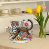 2D Flat Animal DIY Table Top Diamond Painting Ornament Kits 5D DIY Diamond Art Tabletop Decorations Bedroom Table Decoration