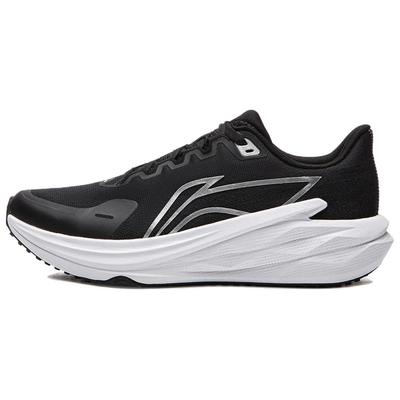 Li Ning Wind Wing 2 Comfortable Retro Shock Absorbing Wear Resistant Low Top Casual Running Shoes Women Sneaker Black ARBW010-1