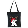 Christmas 26 English Letter Printing Tote Bag Shoulder Bag Women's New Large Capacity Go Out Portable