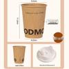 Xingduo Disposable Paper Hot Drink Cups with Lids