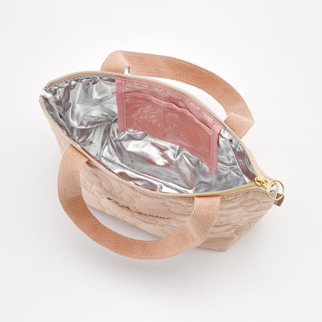 Skater Quilted Insulated Lunch Tote Bag with Cocoa Design Pockets, "The Bears' School" (KBCT9-A)