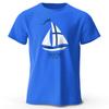 Men's Yachting Graphic Print T-Shirt 100% Cotton Vintage Tops for Summer Oversize Style Women Tees