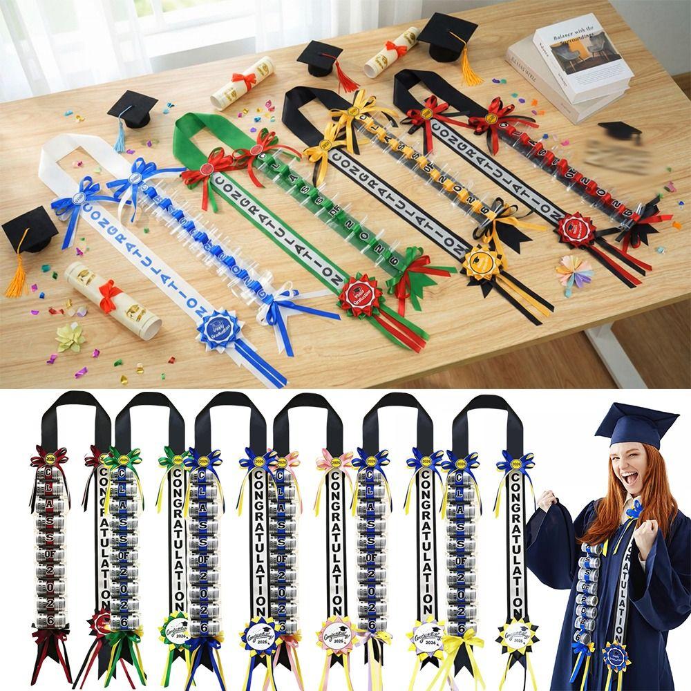 Elegant Design DIY Ribbon Wreath Kit With Cash Holder DIY Craft Ribbon Rolls Graduation Parties