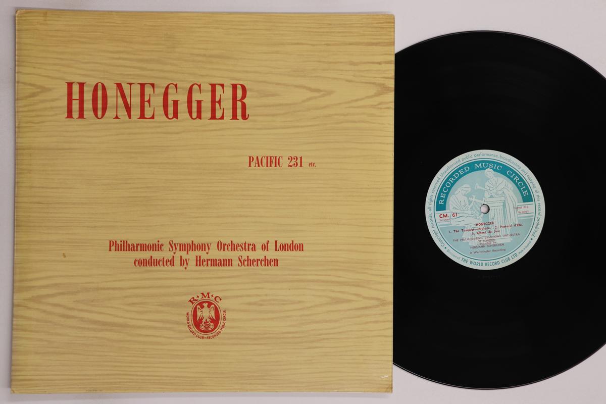 

LP Record HERMANN SCHERCHEN, PHILHARMONIC SYM - Honegger Pacific231 CM61 RECORDED MUSIC UK Classical Used