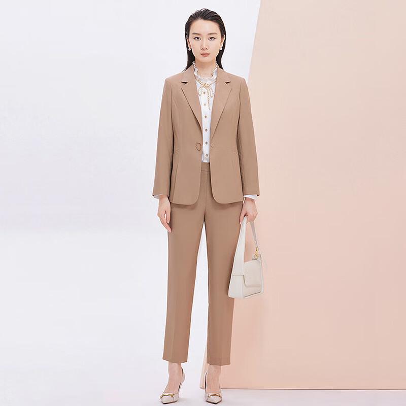 JESSIE Women's Slim-Fit Straight-Leg Commuter Trousers JMFFH088