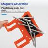 Orange Metal Hinge Mounting Bracket With Strong Magnetic Adsorption And 2.5Mm Door Gap Control For 35Mm Hinges