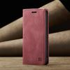 For iPhone 15 Plus Vintage Leather Flip Wallet Case with RFID Blocking Card Slot, Matte Retro Folio Cover for Women Men (4 Colors)