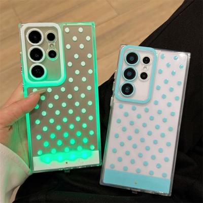 Multi-color Polka Dot Flash Phone Case for Samsung S26/S25/S24 Ultra and A56/A55 - Drop-Proof Protection