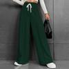 Women's Versatile Casual Comfortable Loose High Waist Drawstring Wide Leg Trousers