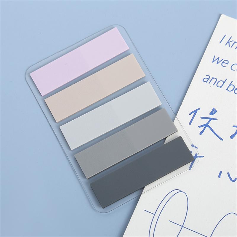 100 Stück Haftnotiz-Indexregisterkarten Morandi Color Note Selbstklebende Kombinationsetikettenaufkleber