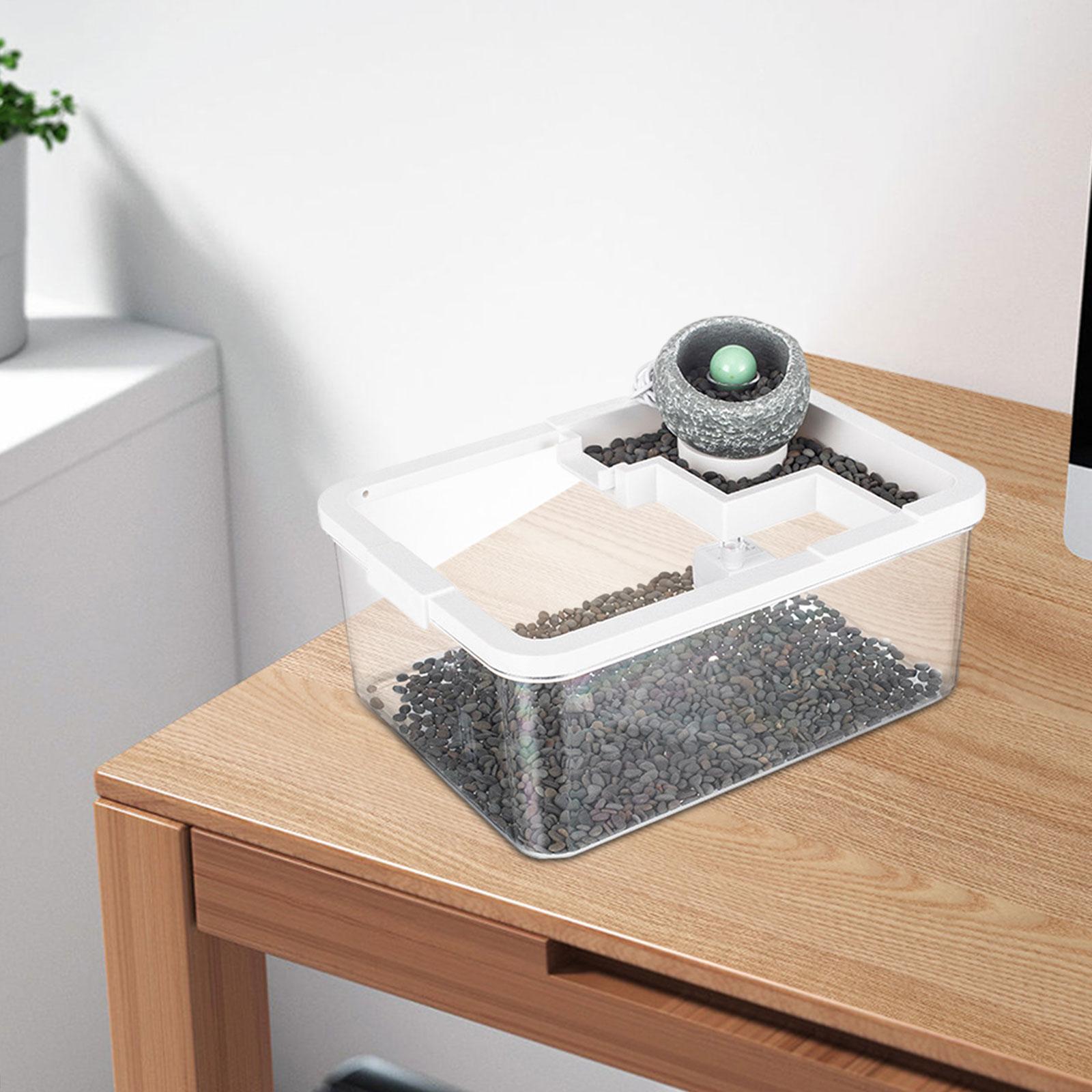 

Аквариум многофункциональный тихий воздушный насос золотой рыбка микро ландшафт для гостиных офисов комод рептилия маленькая рыбка белый