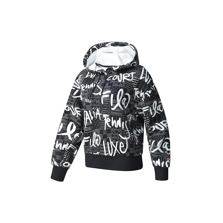 

New FILA Athletics Sweatshirt Women s All Over Print A11W243204FZA S