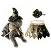 Pet Halloween Cape and Hat Set for Cats and Dogs - Costume Accessories for Holiday Parties