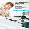 Portable Magnetic Watch Wireless Charger 2 In 1 Type C Pd Usb Fast Charging Cable For Samsung S23 Ultra Galaxy Watch 6/5/4  Pro