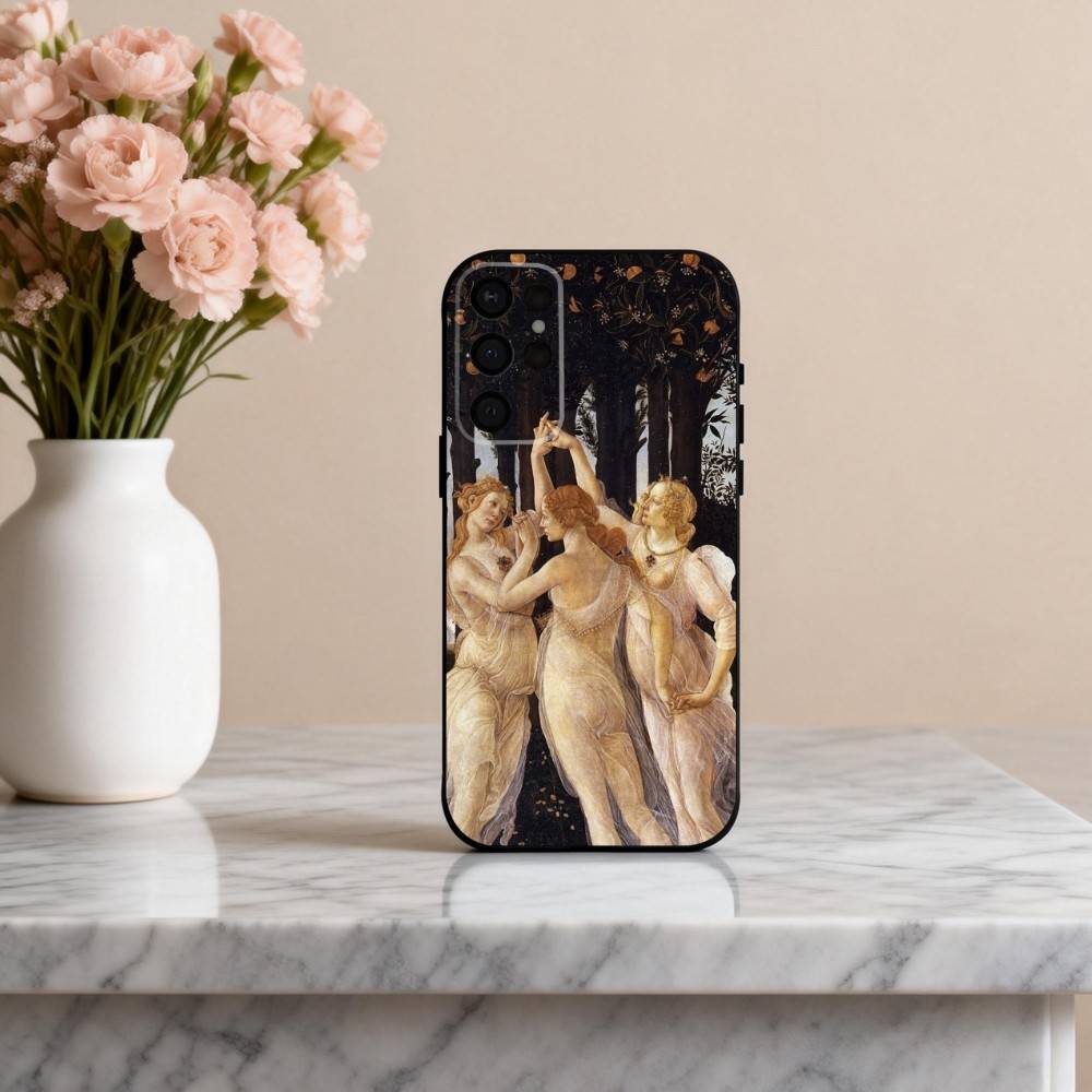 S-Sandro B-Botticelli R-Renaissance Phone Case For Samsung S25,S24,S21,S22,S23,S30,Ultra,S20,Plus,Others Soft Black Case