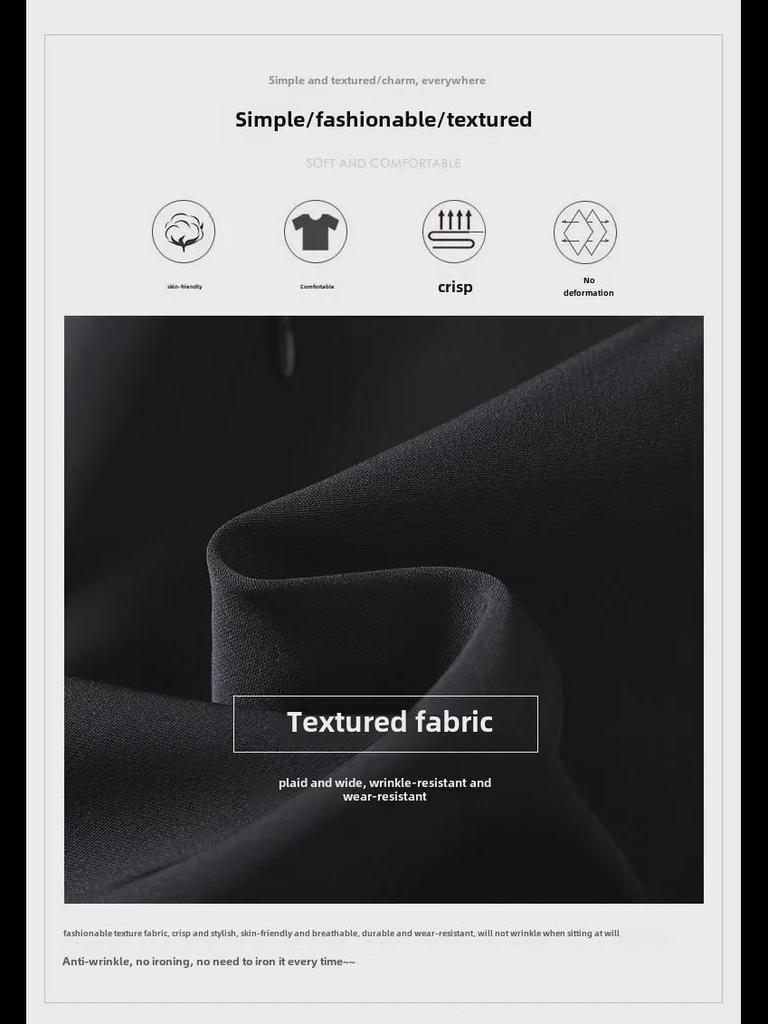 Damska czarna spódnica A-line z wysokim stanem 2024 – Wyszczuplający krój z rozcięciem na lato