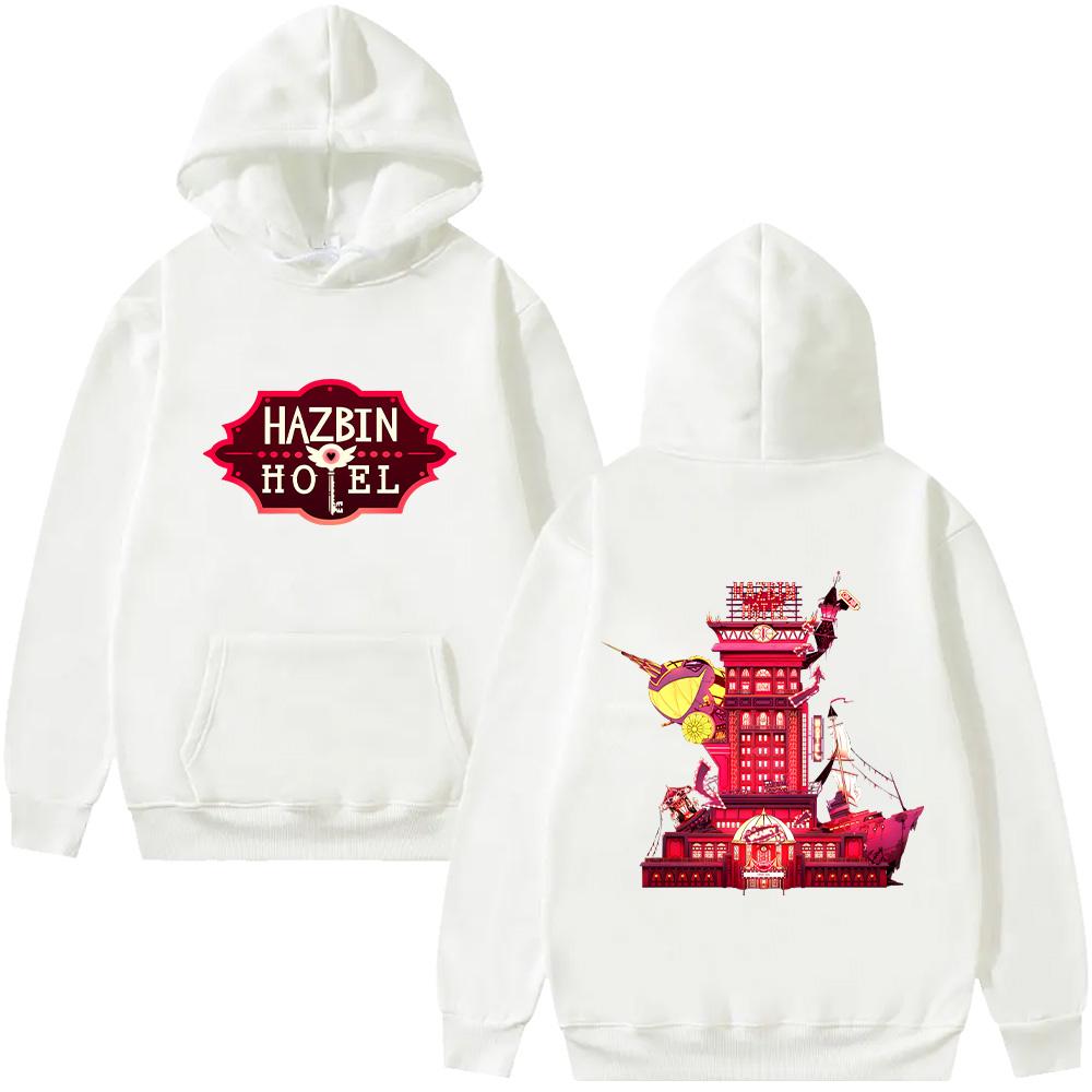 HazbinHotel Cartoon New Hoodie  Men with Hooded Long Sleeve Sweatshirts Fashion Unique Unisex Pullover Y2K Autumn Winter Clothing