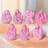 Creative Silicone Molds Mother and Child Candle Figures Moulds Silicone Texture Perfect for Candle Crafting Enthusiasts