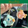 Cartoon Colorful Small Fish Plush Keychain Car Decor With Pp Cotton For Gifts And Accessories