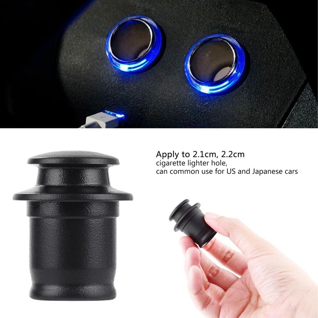 Cigarette Lighter Socket Cover Caps. Universal Waterproof Dustproof