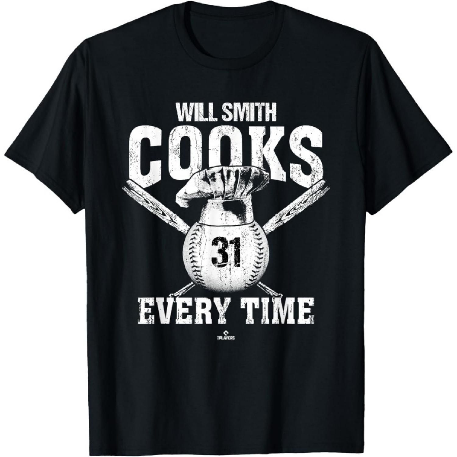 

Cooks Every Time Will Smith Kansas City Baseball MLBPA T-Shirt S