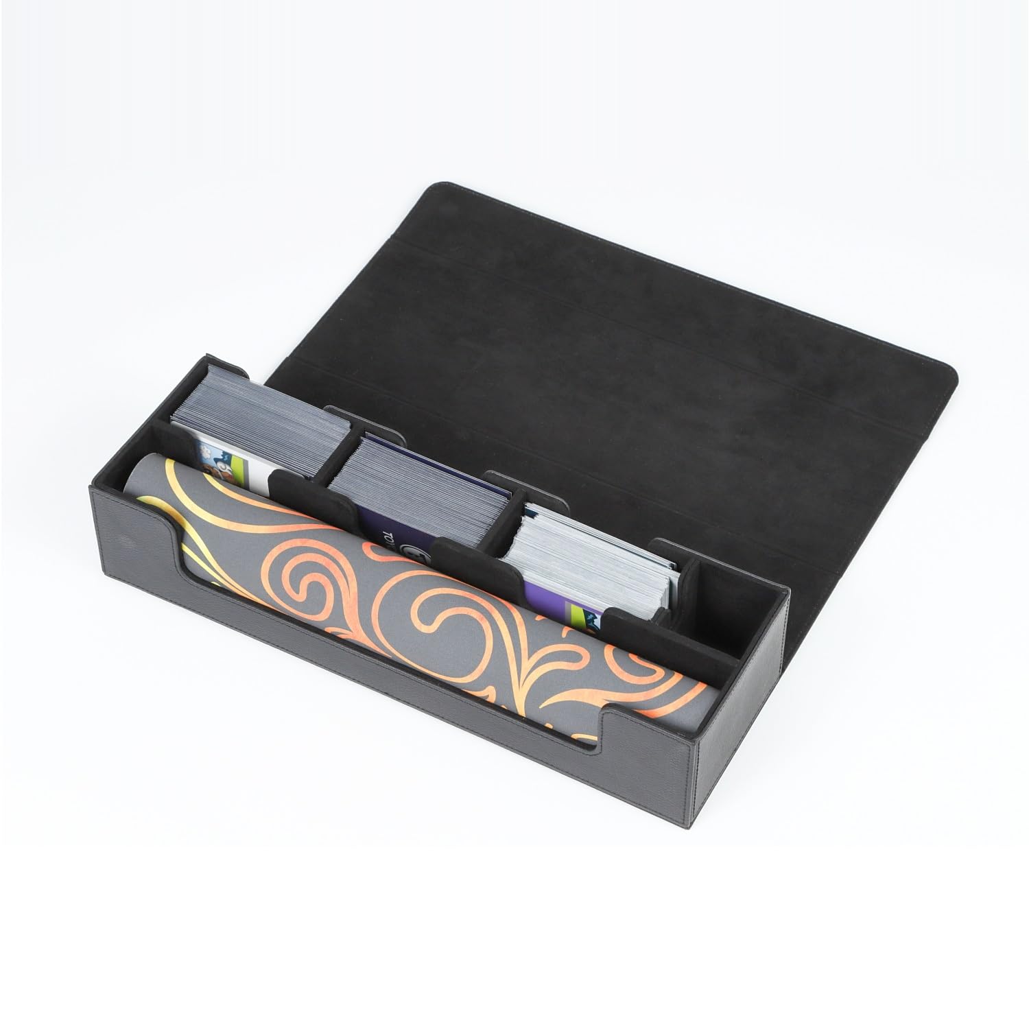 

TOYGER All in One and accessories all at designed deck and accessories case included [Stores decks, playmats, once] All-in-one case, playmat, чорний