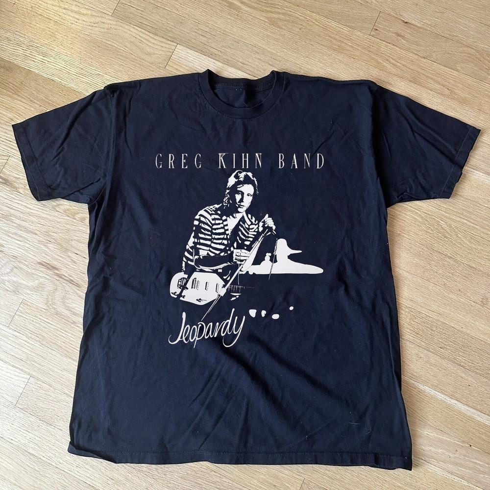 

NEW Greg Kihn Band Jeopardy Short Sleeve Cotton Black Size S-5XL Shirt CO09 Unisex T-Shirt Graphic Tee XL