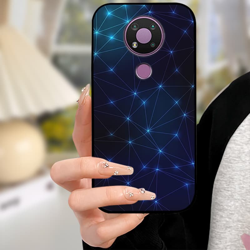 Capa For Nokia 5.4 Cases Black Silicon Soft TPU Phone Case For Nokia 5.4 5.1 7.1 Protective Camera Coque Nokia5.4 Back Shells