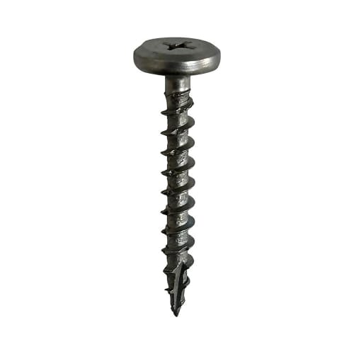 Daidohant Osaejutsu+ [YOROI Coated] Fully Threaded Screws (Pack of 40) (Diameter: d) 4.2 x (Total Length) 32mm, Wood Screws/Construction Screws/Rust R