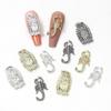 Embossed Nail Charms 3D Scorpion Nail Art Accessories for DIY Nail Art Design