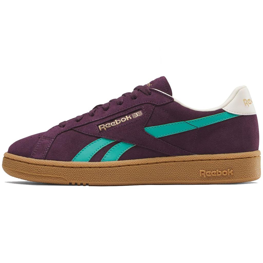 Reebok Club C Grounds Retro Fashion Comfortable Versatile Casual Low-Top Sneakers Unisex Sneakers Purple Green 100201229