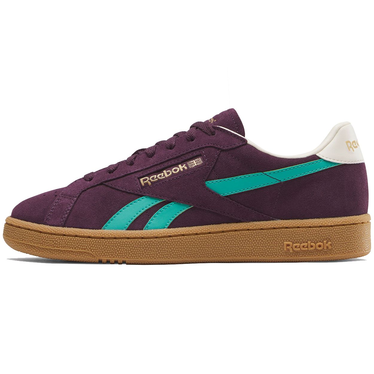

Reebok Club C Grounds Retro Fashion Comfortable Versatile Casual Low-Top Sneakers Unisex sneakers Purple Green 100201229 35