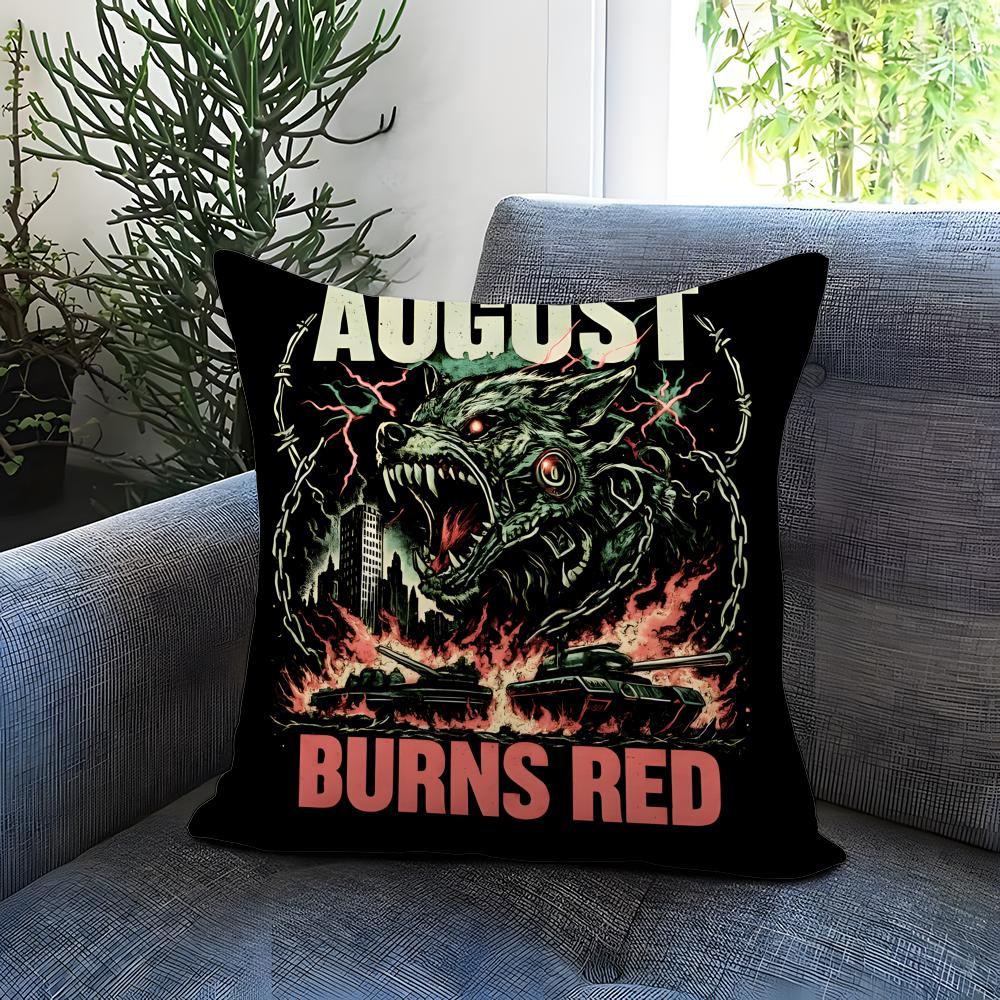 Trendy Aaugust Burns Reded Cushion Cover Comfortable Reversible Pillow Cover Ideal for Car Sofa Bedroom Beyond