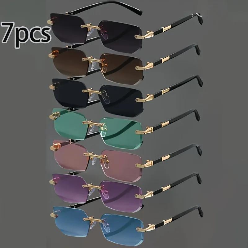 Lightweight Durable Quality 7 Fashionable Candy-Colored Sun Eyeglasses Must-Have Gifts for Multiple Styles Lightweight