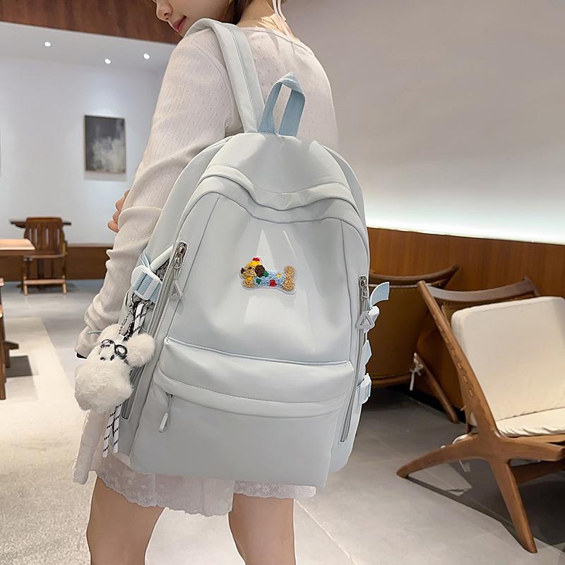 

Children Puppy Backpack Women s Large Capacity Backpack Campus Style Student Schoolbag фіолетовий