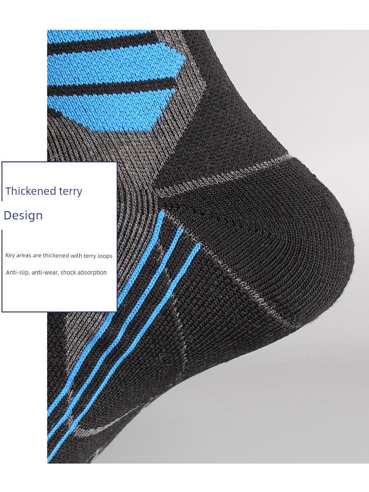Winter Professional Ski Socks, Thickeneded, Warm, Non-Slip, Long Socks, Outdoor Mountaineering Sports Socks, Compression Calf Socks for Women